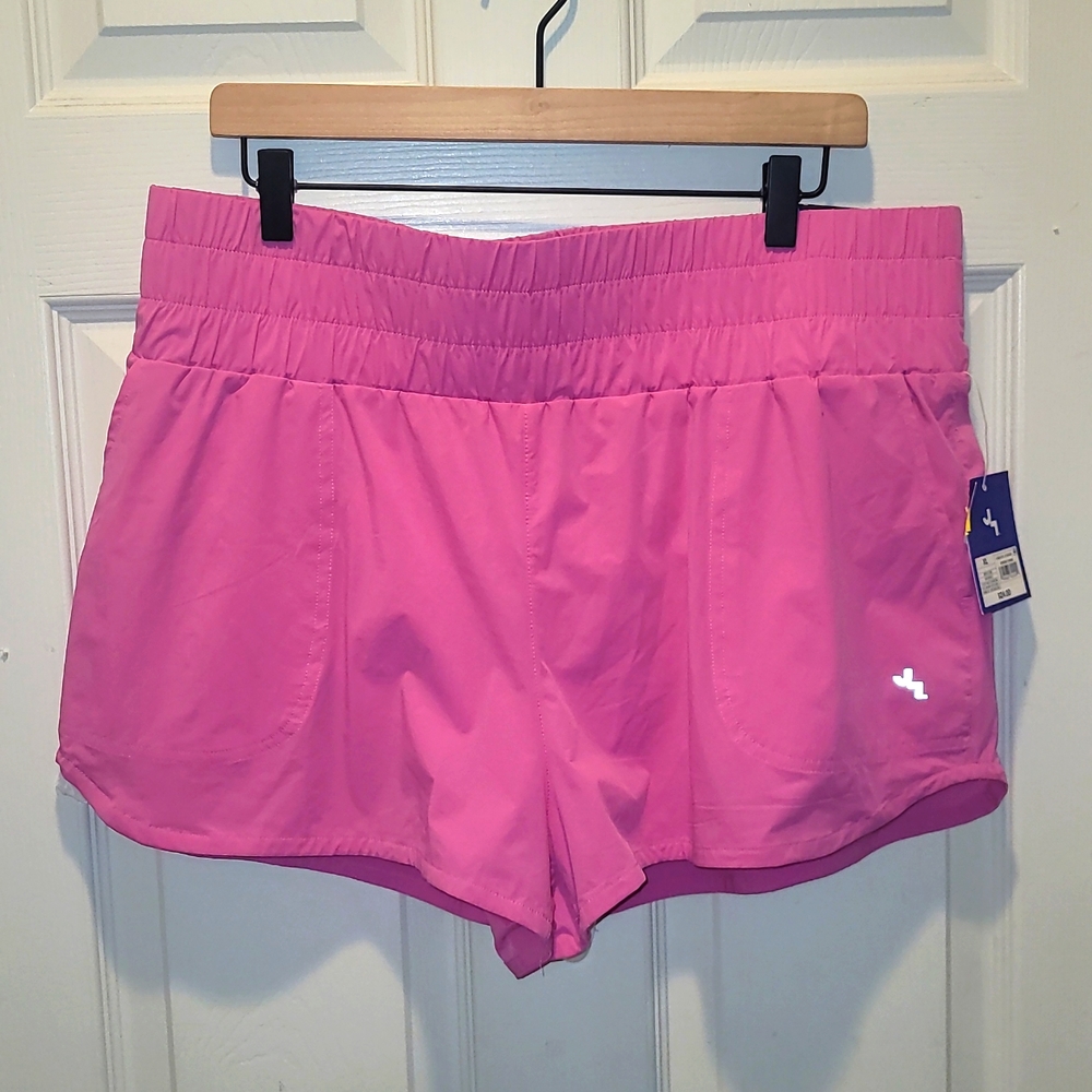 High-Rise Pink Shorts JoyLab Active Wear Running Yoga
